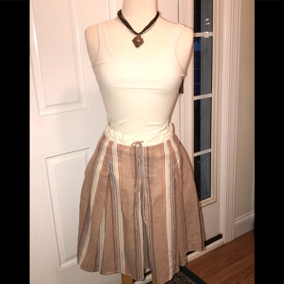 Striped Banana Republic skirt size 2 - Picture 2 of 7